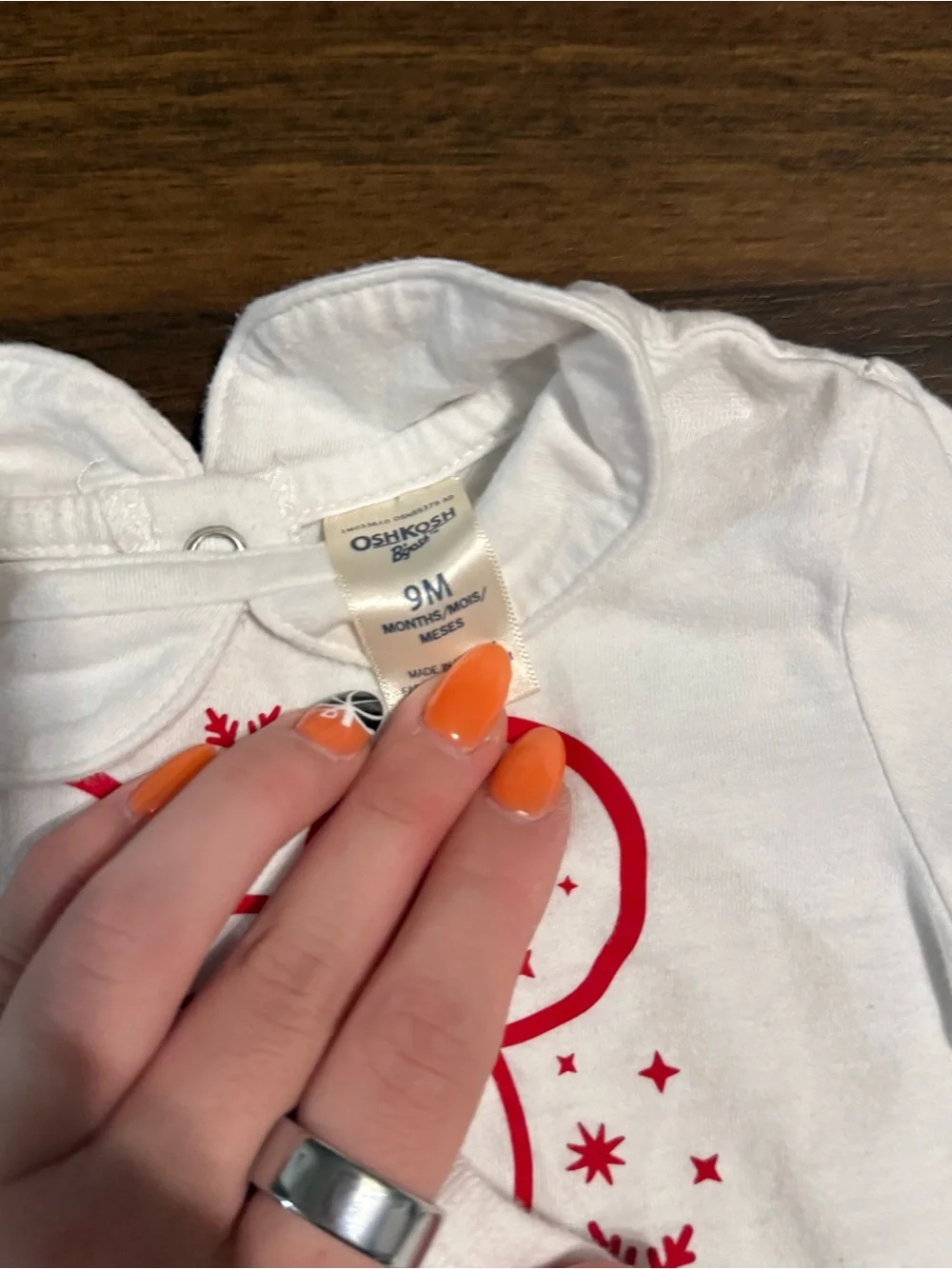 Baby girl Disney Christmas onesie